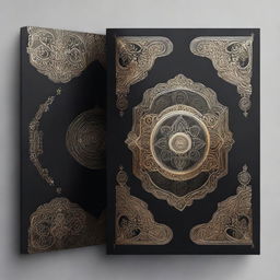 Create a book cover featuring a captivating and mysterious design