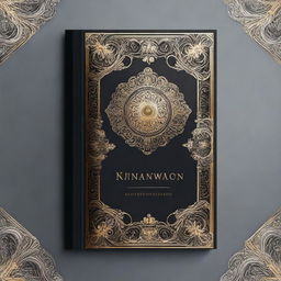 Create a book cover featuring a captivating and mysterious design