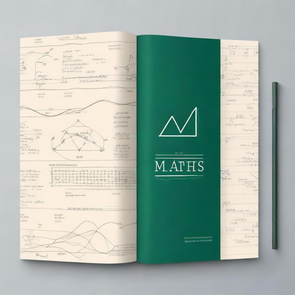 Create a book cover for a collection of math papers