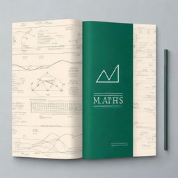 Create a book cover for a collection of math papers