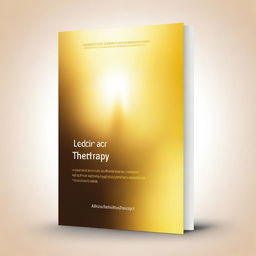 Design an ebook cover for a book on LED light therapy