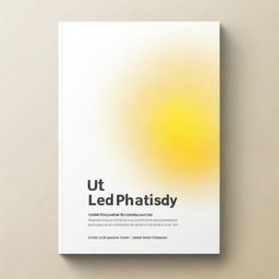 Design an ebook cover for a book on LED light therapy