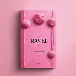 Create a book cover titled 'RAVEL' with a romantic and intriguing theme