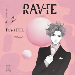 A book titled 'Ravel' with an artistic, manga-style, romantic theme