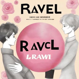 A book titled 'Ravel' with an artistic, manga-style, romantic theme