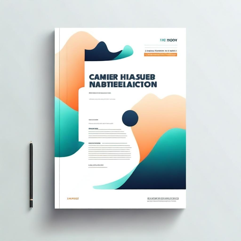 Design a cover page for an accounting document or book