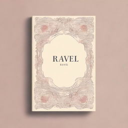A high-quality book cover for a book titled 'RAVEL'