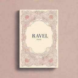 A high-quality book cover for a book titled 'RAVEL'