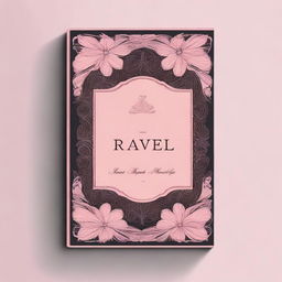 A high-quality book cover for a book titled 'RAVEL'