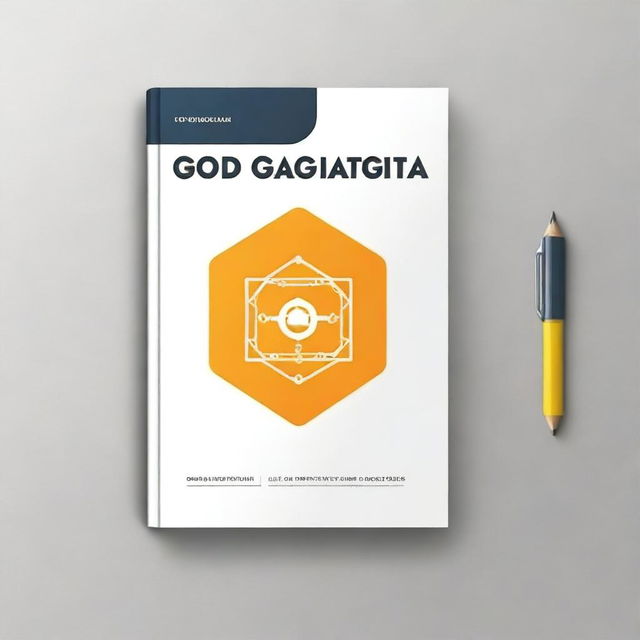 Create a simple and aesthetically pleasing book cover for an e-book titled 'God Of BigData'