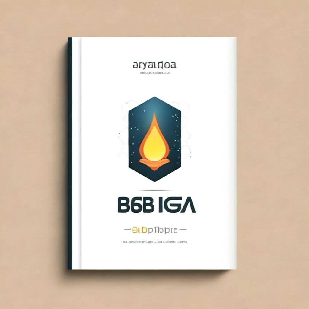 Design a simple and aesthetically pleasing book cover for an e-book titled 'God Of BigData'