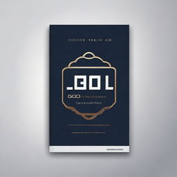 Design a simple and aesthetically pleasing book cover for an e-book titled 'God Of BigData'