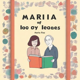 Create a book cover featuring an image of the author Maria Rees