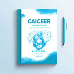 Create a book cover titled 'Cancer: Causes and Protection' edited by Dr