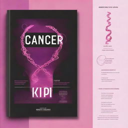 Create a book cover titled 'Cancer: Causes and Protection'