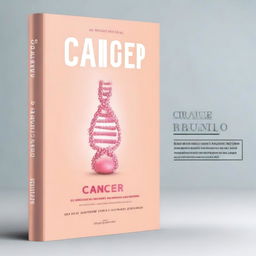 Create a book cover titled 'Cancer: Causes and Protection'