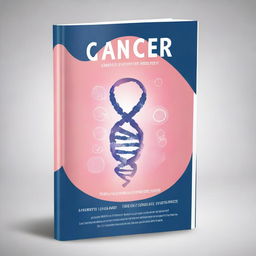 Create a book cover titled 'Cancer: Causes and Protection'