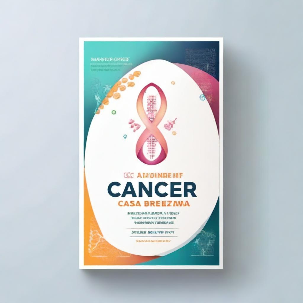 Create a book cover with the title 'Cancer: Causes and Protection by Dr