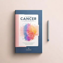 Create a book cover with the title 'Cancer: Causes and Protection by Dr