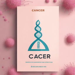 Create a book cover with the title 'Cancer: Causes and Protection by Dr