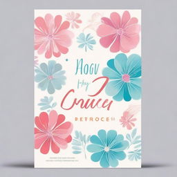 Create a book cover design for a book about cancer