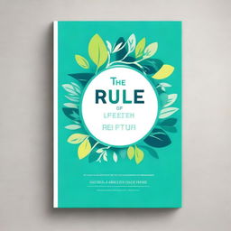 Create a book cover for a book titled 'The Rule of 3: A Simple Path to Health and Happiness'