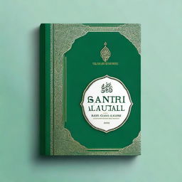 Design a book cover for 'Santri Pocket Book of Baitul Quran Al Jahra Islamic Boarding School' located in Magetan, East Java