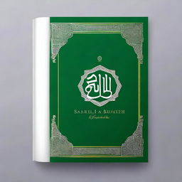 Design a book cover for 'Santri Pocket Book of Baitul Quran Al Jahra Islamic Boarding School' located in Magetan, East Java