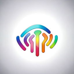 A modern, sleek image depicting a WiFi symbol with vibrant colors