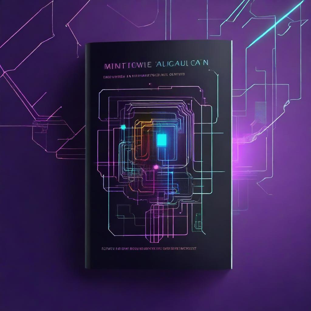 A captivating book cover featuring a digital connection theme