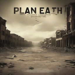 Create a movie poster for a film titled 'Plain Earth'