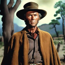 Clint Eastwood as his character from The Good, the Bad and the Ugly, but set in a fantasy world