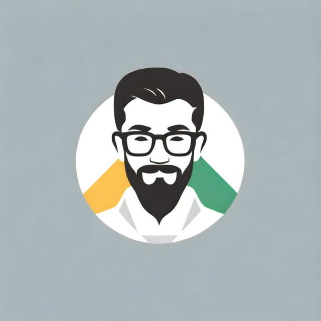 Create a combined logo that resembles the user's Google profile photo, incorporating similar color schemes, stylizations, and motifs.