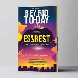 Create a strong and catchy book cover for the title 'Beyond Today: The Essentials of Futures Thinking'