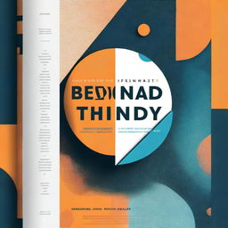 Design a strong and catchy book cover for the title 'Beyond Today: The Essentials of Futures Thinking'