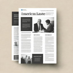 Create a professional and modern cover page for LinkedIn featuring the newspaper 'Industry Beat' with the recommended resolution of 1128 x 191 pixels