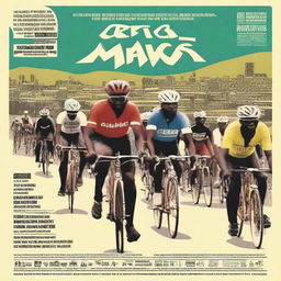 A documentary film poster for a cycling film titled 'Critical Mass NBO'