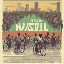 A documentary film poster for a cycling film titled 'Critical Mass NBO'