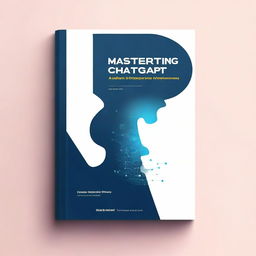 Create a technological book cover with the title 'Mastering ChatGPT: A Guide for Entrepreneurs' and subtitle 'Harnessing AI for Business Success' made by Leandro Machado