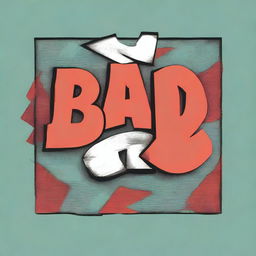 Create an album cover for Ed Sheeran's song 'Bad Habits' without including Ed Sheeran's name