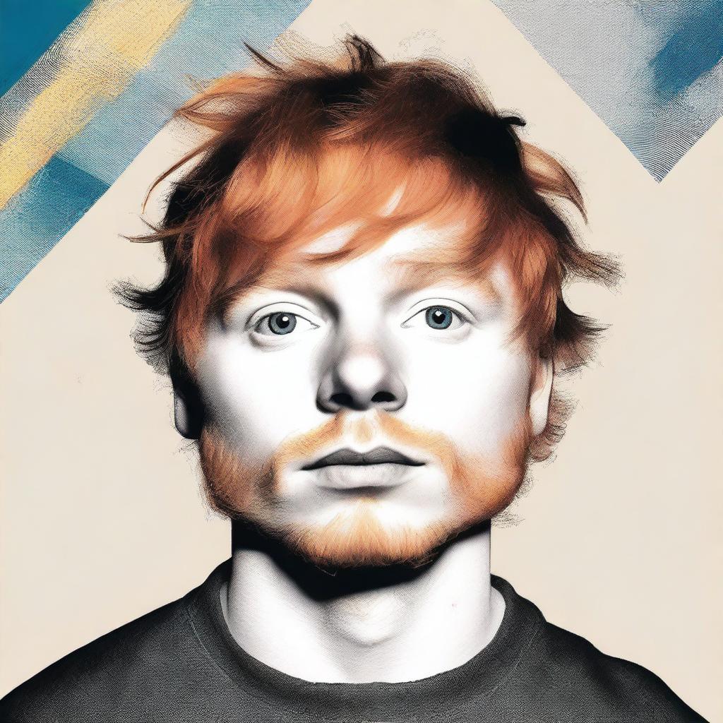 An album cover featuring Ed Sheeran looking sideways