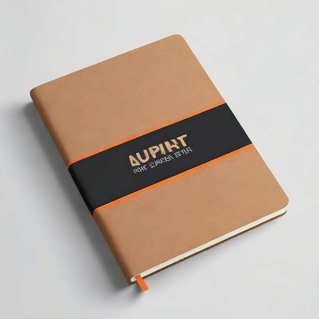 Create a notebook cover design using the branding details and style from easysoftstech