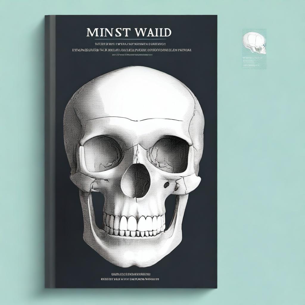 A book cover for dental students featuring a detailed illustration of skull anatomy