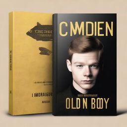 A book cover featuring Cameron Monaghan with the title 'Golden Boy'