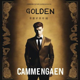 A book cover featuring Cameron Monaghan with the title 'Golden Boy'