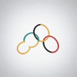 Generate an image with the phrase 'Olympic Disaster', in which the first 'o' in 'Olympic' is represented by the Olympic rings and the 'i' is depicted as an Olympic torch.