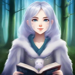 Create a book cover for a fantasy genre novel titled 'Enchanting Magic'