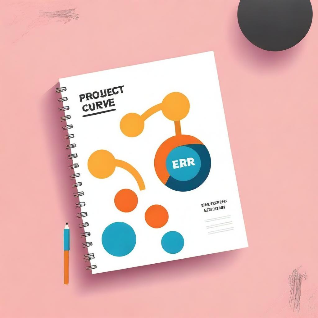 Create a cover page for a chapter in a graduation project book titled 'Project Costing & S Curve'