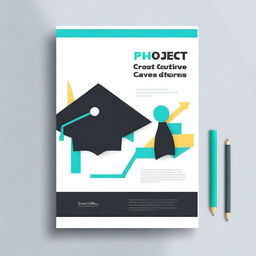 Create a cover page for a chapter in a graduation project book titled 'Project Costing & S Curve'