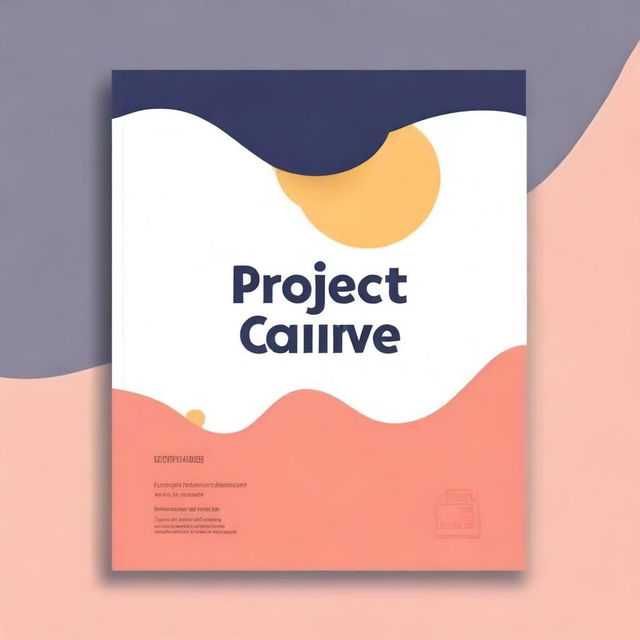 Create a cover page for a chapter in a graduation project book titled 'Project Costing & S Curve'